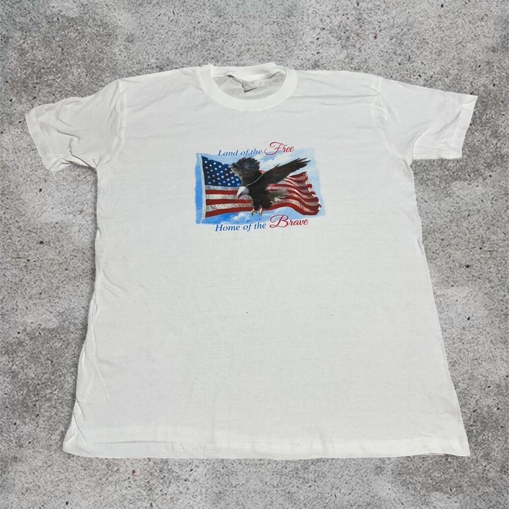 American-vintage Men's White T-shirt